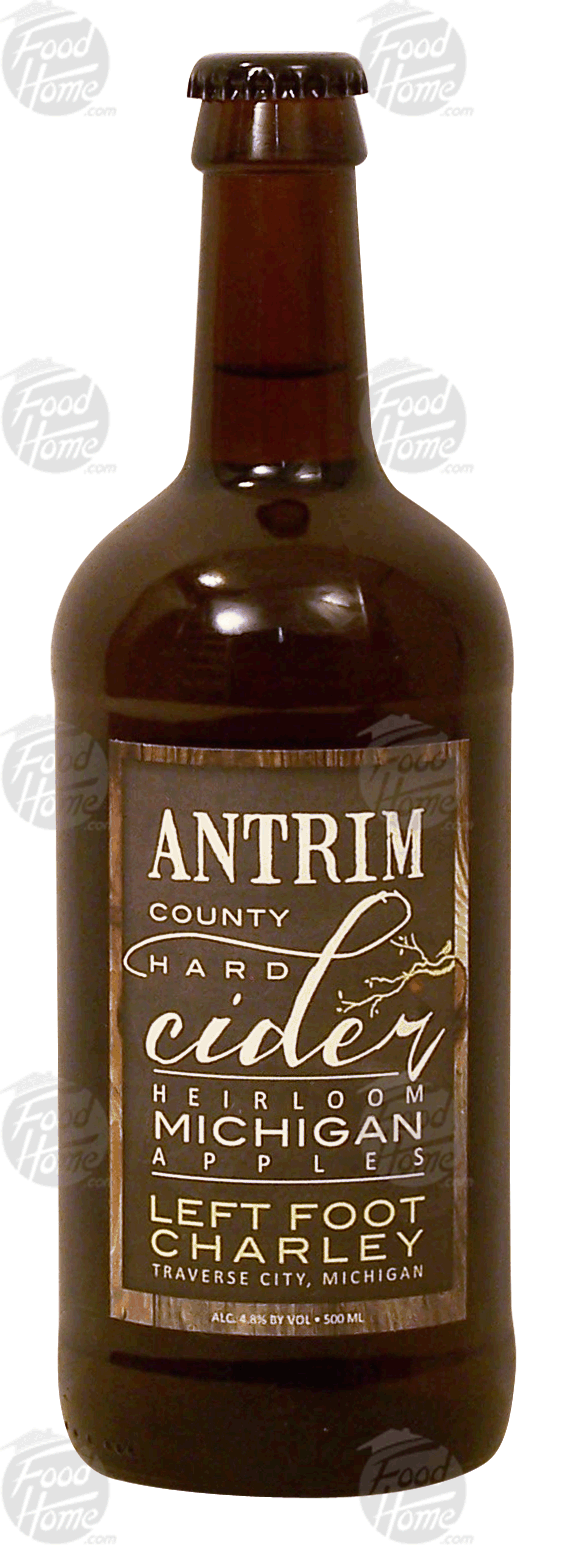 Left Foot Charley Antrim County hard cider, 4.8% alc. by vol. Full-Size Picture